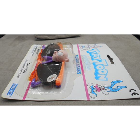 Tiny Toon Adventues Sunglasses Hamton J. Pig NIP Vintage 1995 Dorda Toys 14123 - Picture 6 of 7